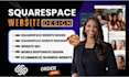 design responsive squarespace website, redesign squarespace website development