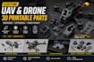 create 3d printable drone and uav parts