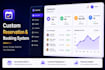 develop reservation software and booking management system web application