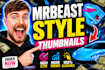 design viral mrbeast style youtube thumbnails