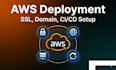 deploy your django or fastapi app to AWS with SSL and ci cd