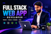 build full stack web apps, 3d website, ai website