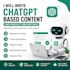 write chatgpt based content and product description