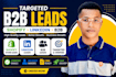 provide targeted shopify, linkedin and b2b leads generation