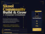 setup skool community skool online course skool online community skool setup
