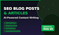 write SEO blog posts and articles for your website