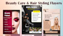 professional salon flyer design