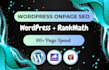 do website search engine optimization and wordpress on page SEO