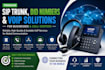 provide premium sip trunks, did numbers, and voip solutions
