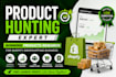 hunt profitable products for shopify dropshipping business