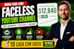 build a profitable youtube automation channel and  cash cow videos