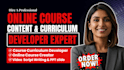 create online course content, curriculum developer, lms setup course development