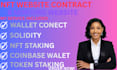 develop nft minting page build crypto investment telegram ai agent auction