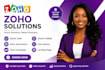 migrate, setup zoho desk with email, chat, automation workflows, integration