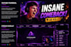 do high quality stream visuals and thumbnails