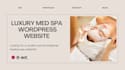 create a professional medical spa website using elementor