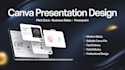 design canva presentation, pitch deck and business slides