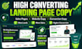 write high converting sales and landing page copy