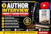 do author interview, author podcast, youtube book promotion