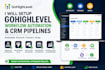 setup gohighlevel workflow automation and CRM pipelines