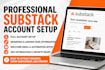 set up your substack newsletter for growth and subscribers