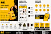 create 3 bold streetwear, 1 a4 flyer and brand visuals