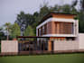 design house or villa with 2d plans 3d model and render