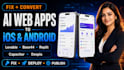 fix convert lovable base44 replit v0 app ios android capacitor despia testflight