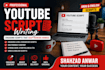 write SEO optimized youtube video scripts for your channel