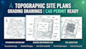 create topographic site plans and grading drawings