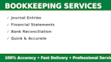 do  bookkeeping journal entries and financial statements