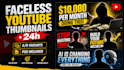 create faceless youtube thumbnails