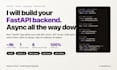 build your fastapi python backend