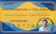 turn meeting transcripts into minutes and an action plan