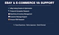 do ebay listing and ecommerce VA support for online sellers