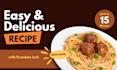 develop professional food recipes