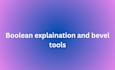 teach you 3d boolean in blender and bevel basics