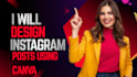 design proffessional social media posts using canva