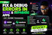 fix and debug errors in rork and supabase app