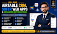 airtable CRM, softr web apps and business automation systems