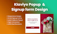 design high converting klaviyo popups and signup forms