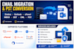 convert zimbra, mbox, eml mail backup to pst