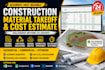 do construction material takeoffs and cost estimate within 24 hours