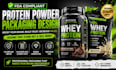 create fda compliant protein powder packaging design