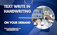 provide you with the best handwriting services