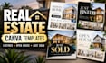 design canva real estate social media templates