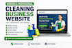 create a modern cleaning business website