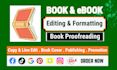 proofread copy and line editing book editing and formatting paperback formatting