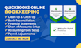 do accounting setup and clean up books using quickbooks and zoho