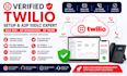 setup verified twilio telnyx a2p 10dlc and bulk SMS system